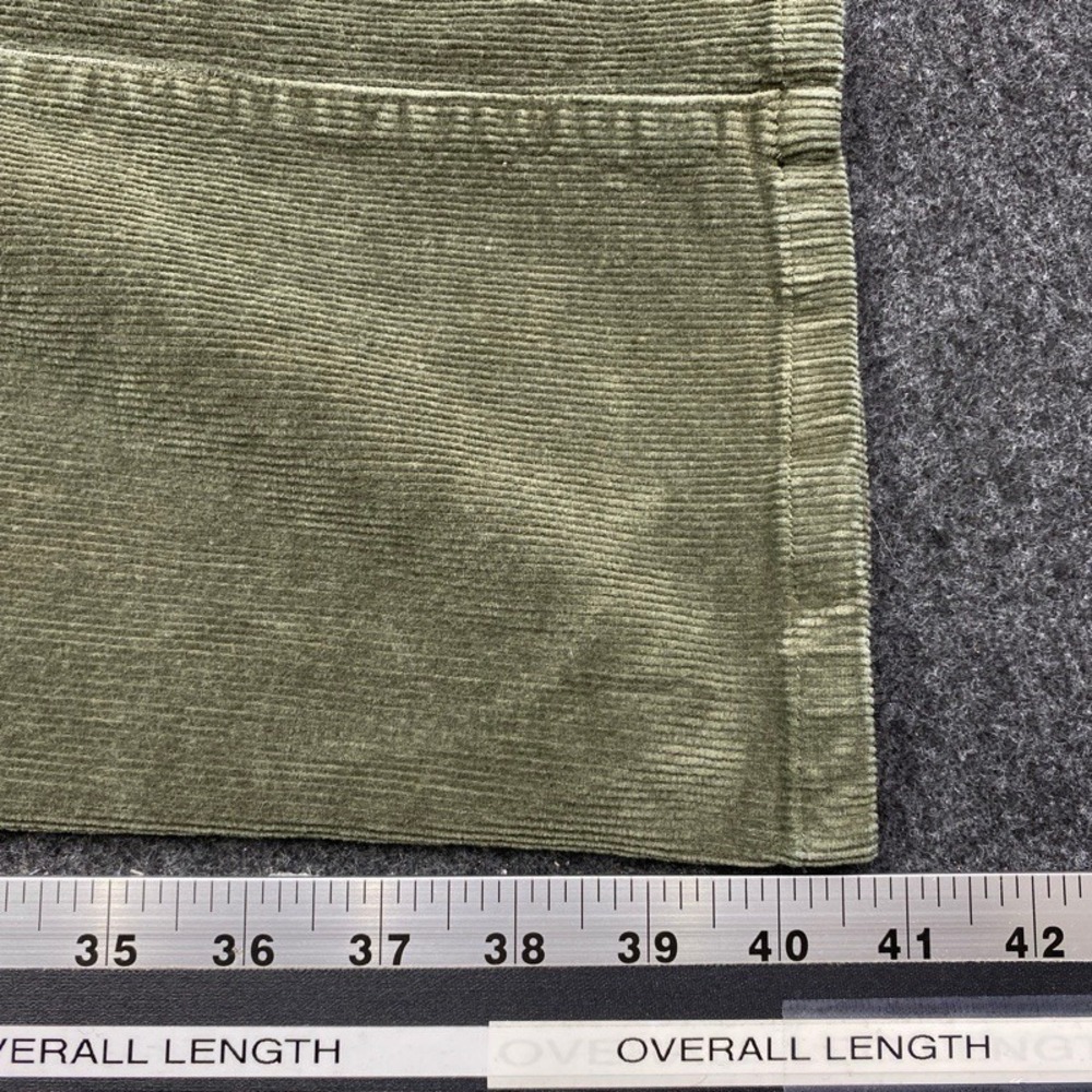 Jos. A. Bank Corduroy Pants Mens 36x32 Olive Green 1905 Tradition Tailored Fit - Picture 12 of 13